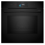 Bosch Series 8 Accentline Multifunction Oven with Microwave and Steam Black HNG978QB1A hero image