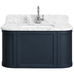 Turner Hastings Evara 90x53 Wall Hung Vanity with Real Marble Top and Ceramic Undercounter Basin Aegean Blue NTH EV952-AB-NTH hero image