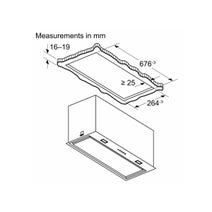 Bosch Series 6 70cm Integrated Undermount Rangehood Black DLN77AC60A hero image