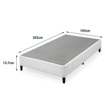Zinus Keenan King Single Fabric White Ensemble Bed Base AU-BSLB-KS hero image