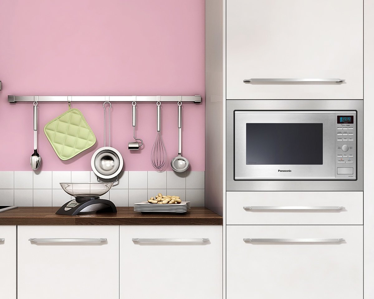Panasonic microwave built in trim sale kit