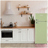Linarie Valloire 209L Green Retro Top Mount Fridge - Manual Defrost LK200DDGREEN image NaN