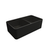 Turner Hastings Novi 85 X 46 Fine Fireclay Double Bowl Butler Sink Matte Black NO85FS-MB image NaN
