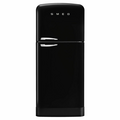 Smeg FAB 50's Style 524L Top Mount Refrigerator Black FAB50RBL5AU