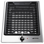 Smeg 30cm Classic Aesthetic Stone Grill Electric Cooktop PGF30B hero image
