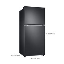 Samsung 498L Top Mount Frost Free Fridge SR520BLSTC hero image