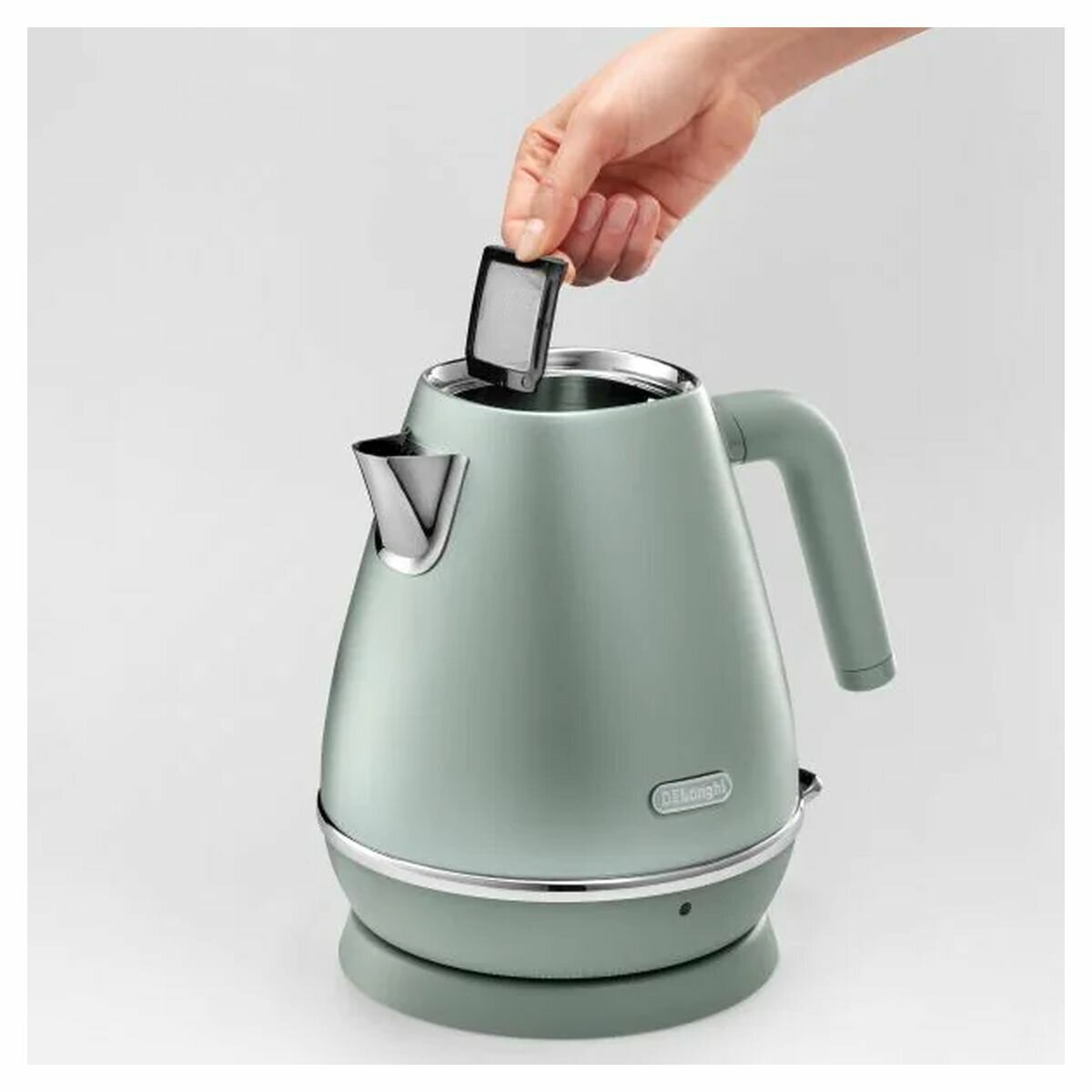 DeLonghi Distinta Perla Kettle Mint KBIN2001GR Appliances Online