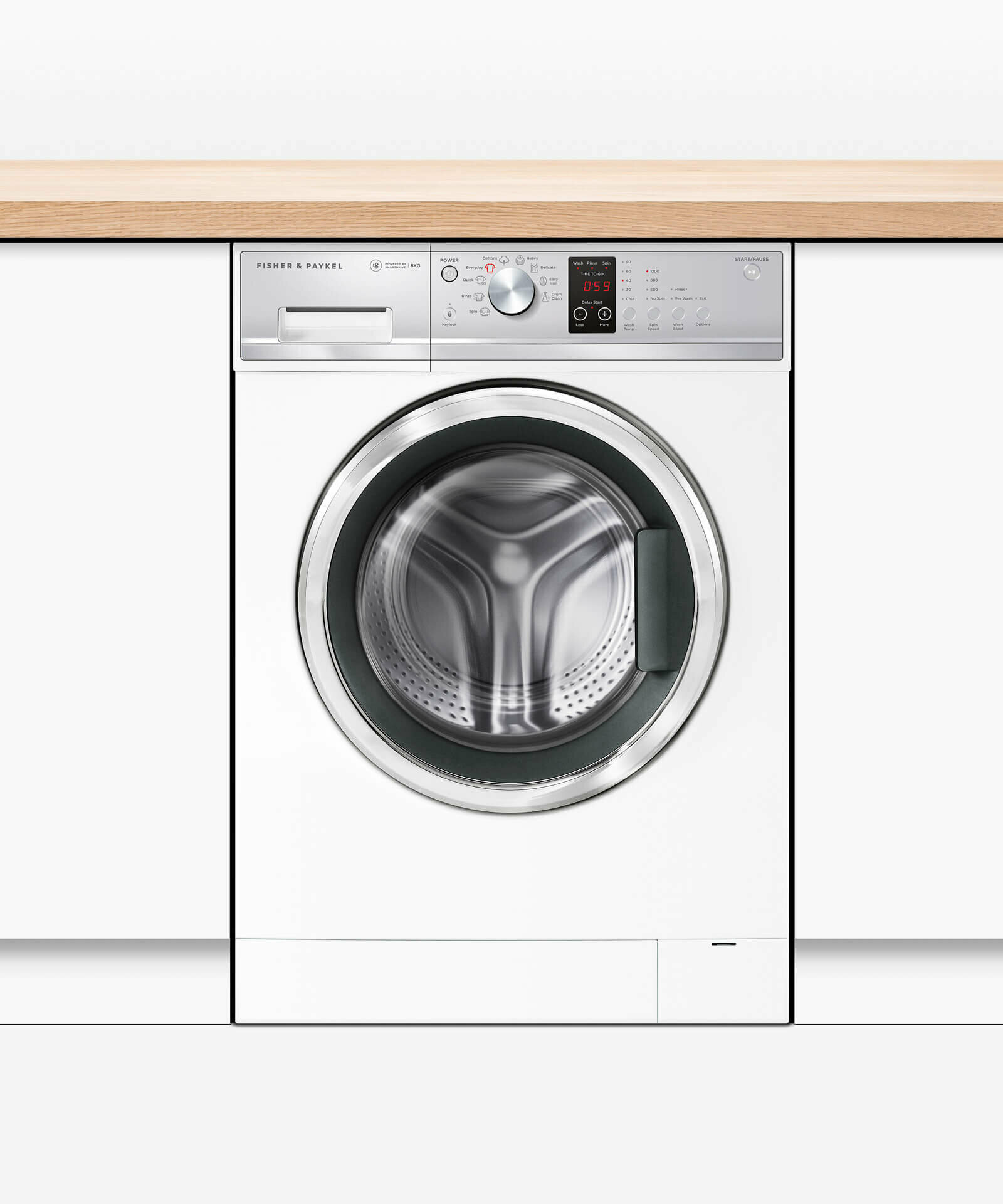 Fisher & Paykel Series 3 8kg Front Loader Washer & Series 5 7kg Vented Dryer Laundry Package WH8060J3DE7060G2 hero image