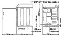 Speed Queen 9kg Natural Gas Dryer ADGE9RGASN hero image