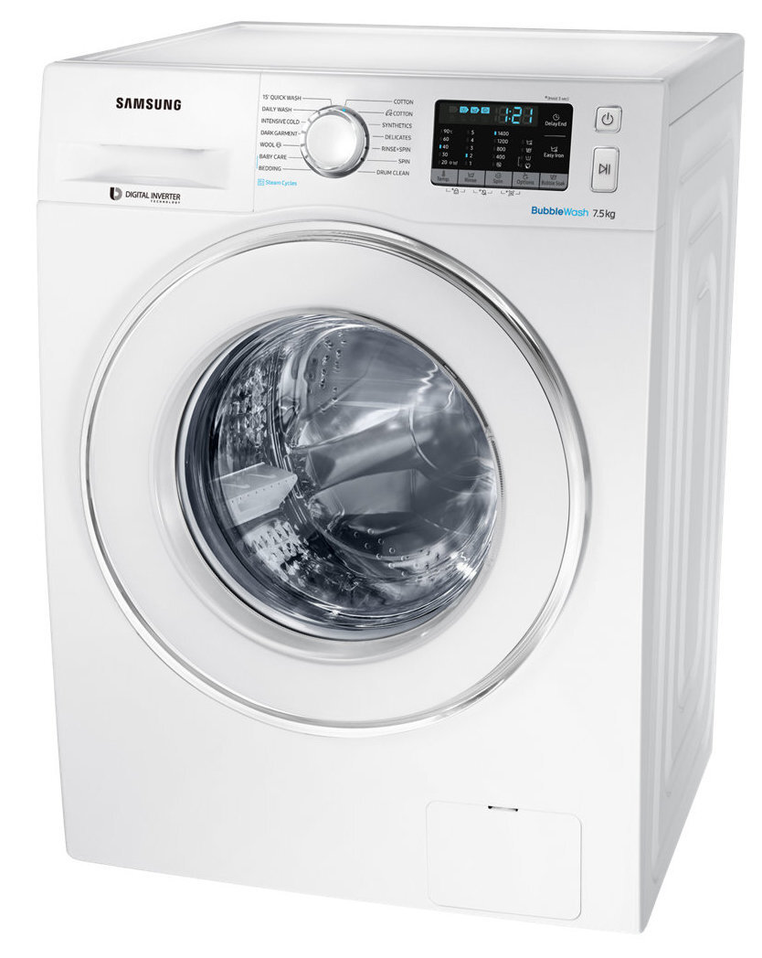 Samsung 7.5kg BubbleWash Front Load Washing Machine with Steam