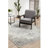 Rug Culture Chrome Medium Silver & Off White Rug 230X160CM - CRO-RIT-SIL-230X160 image NaN