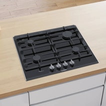 Bosch 60cm Series 8 Gas Ceramic Glass Cooktop Black PRP6A6B70A hero image