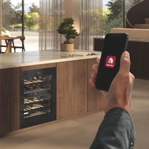 Miele 44 Bottle Built-Under Wine Conditioner Obsidian Black KWTUS7054-F hero image