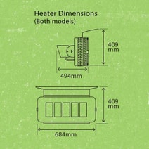 Gasmate RH200 Solaris Deluxe Ceramic Natural Gas Heater hero image