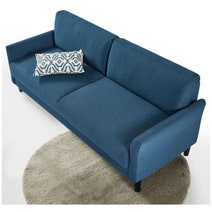 Zinus 3 Seater Sofa Blue Weave AU-USSJCF-3BW hero image