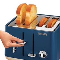 Morphy Richards 240013 Scandi Aspect 4 Slice Deep Blue Toaster hero image