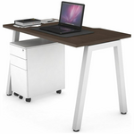 Jason.L 1000 x 600 Quadro A Leg Home Office Desk - Wenge QDA1006.W.WE hero image