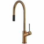 Oliveri Vilo Pull Out Mixer Tap Natural Brass VT0398B-NB hero image