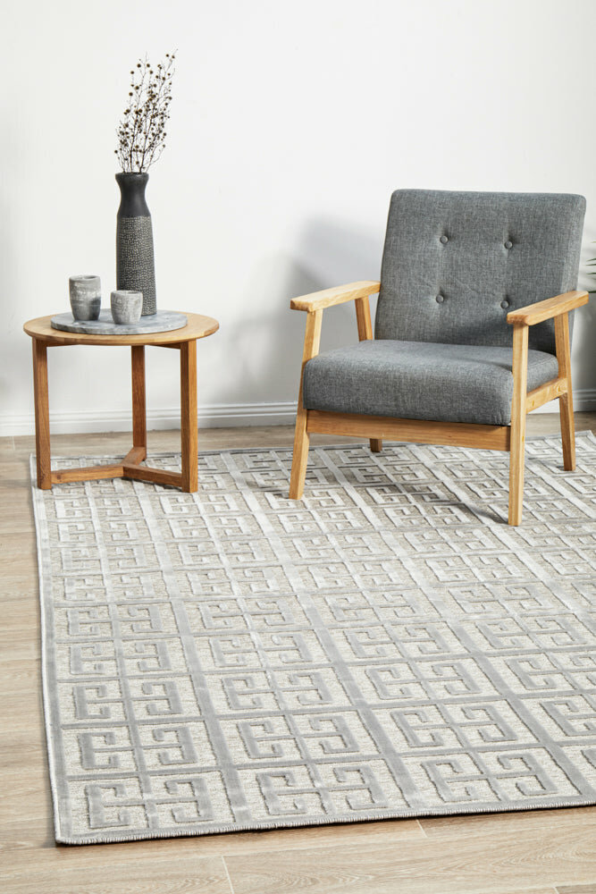Rug Culture York Large Silver Rug 290X200CM - YRK-BREN-SIL-290X200 hero image