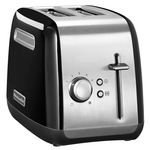 KitchenAid Classic Two Slice Toaster Onyx Black 5KMT2115AOB hero image