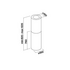 Falmec 35cm Polar EVO Island Canopy Rangehood White F7PR35W2 image NaN