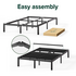 Zinus Elias Double Modern Black Metal Bed Frame AU-FBMMP1ZC-14D image NaN