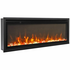 Remii 55 Inch Extra Slim Indoor Built-In Electric Fireplace with Black Steel Surround 102755-XS image NaN