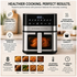 Kitchen Couture 5.5L Clear View Digital Air Fryer Stainless Steel 10005843 image NaN