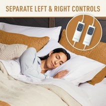 Sunbeam Sleep Perfect Quilted Anti Bacterial Queen Electric Blanket BLQ6451 hero image