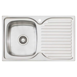 Oliveri Endeavour Single Bowl Topmount Sink with Right Hand Drainer EE21 hero image