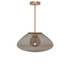 CTO Lighting Petra Small Pendant Light - Brass and Smoked Glass PETPESSBSGSG image NaN
