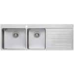 Oliveri SN1011 Sonetto 1 and 3/4 Bowl Right Handed Drainer Topmount Sink hero image