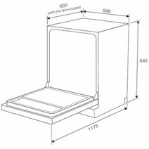 DeLonghi 60cm Freestanding Dishwasher DEDW6112S hero image