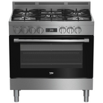 Beko 90cm Dual Fuel Stainless Steel Freestanding Oven BFC916GMX1 hero image