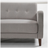 Zinus Adair Modern 3 Seater Sofa with Armrest Pockets Light Grey AU-AD-LG-3P image NaN