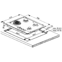Whirlpool 60cm iXelium Natural Gas Cooktop GMF6422IXL hero image