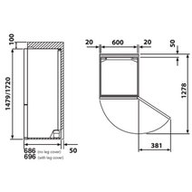 Mitsubishi Electric 325L Bottom Mount Fridge MR-BF325EK-OB-A hero image