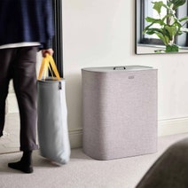 Joseph Joseph Tota Trio 90-litre Easy-empty Laundry Separation Basket - Grey 50024 hero image