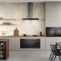 Electrolux 90cm Gas Wok Burner & 4 Zone Induction Cooktop with Hob2Hood EHH957BE hero image