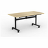 OLG Agile Flip Table 1500x750 New Oak Worktop with Black Frame OG_AGFLIP1575B_NO image NaN