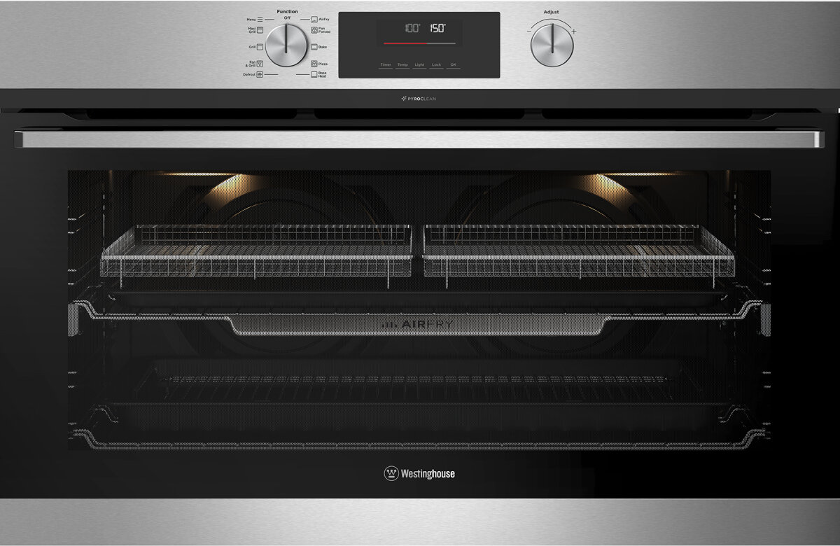 Westinghouse oven with air fryer 90cm sale