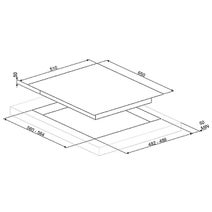 Smeg 65cm Classic Aesthetic Natural Gas Cooktop PV364LCNAU hero image