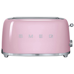 Smeg 50s Retro Style 4 Slice Toaster Pink TSF02PKAU hero image