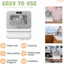 Linarie Gavarnie Portable Benchtop 3 Place Setting Dishwasher LB3SDW hero image