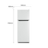 Chiq 348Ltr Top Mount Frost Free Fridge CTM348NW2 image NaN
