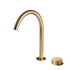Rogerseller Eccentric Hob Mixer with Swivel Outlet - Brushed Gold 360600405114 image NaN