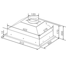 Westinghouse 51cm Under Cupboard Stainless Steel Rangehood WRI500SB hero image