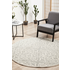 Rug Culture Chrome Medium Silver & Off White Rug 200X200CM - CRO-LYD-SIL-200X200 image NaN