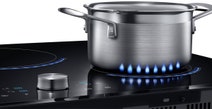 Samsung NZ84J9770EKSA Induction Cooktop hero image