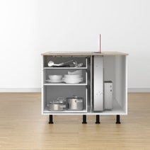 Bosch Series 8 Accentline 80cm Downdraft Ventilation Rangehood Clear Glass DDW88MM66 hero image